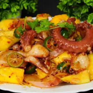 Hình ảnh Râu bạch tuộc sốt Thái nhỏ