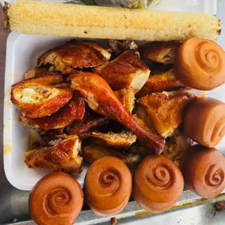 Hình ảnh Combo 2 Gà quay bánh bao cơm lam
