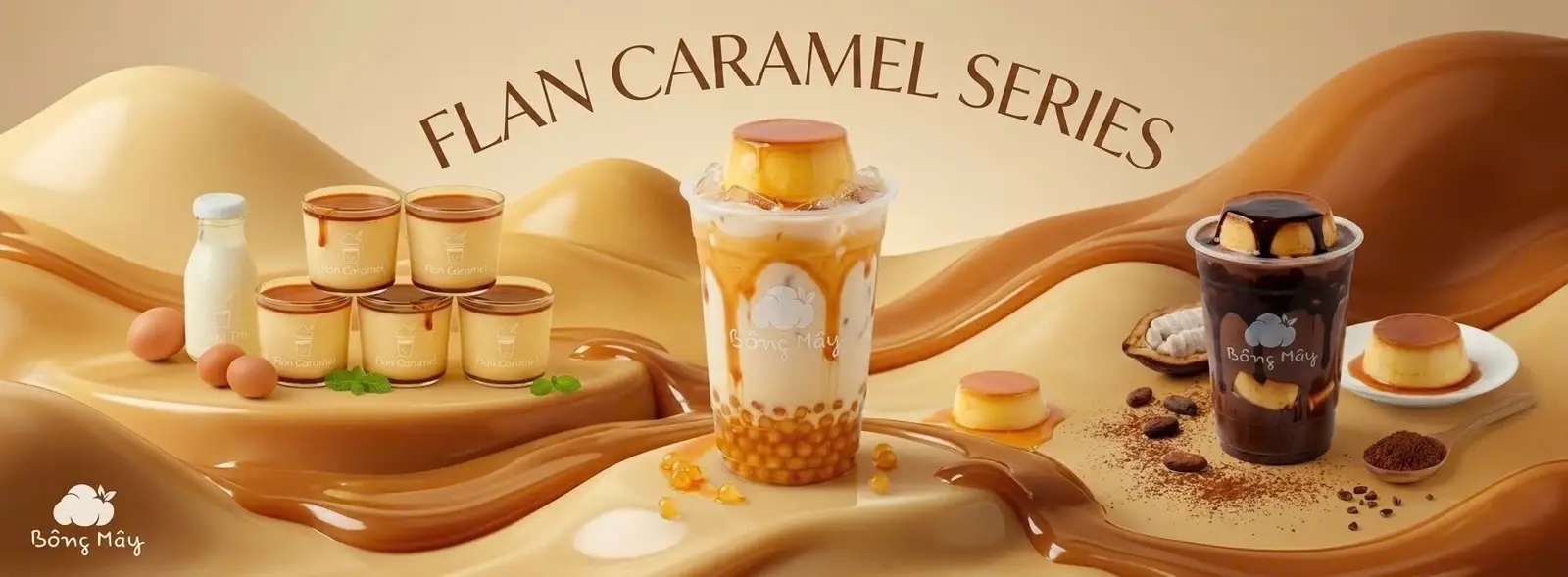 Hình ảnh Bông Mây - Tiệm Trà Sữa, Cà Phê & Panna Cotta - Phan Văn Trị