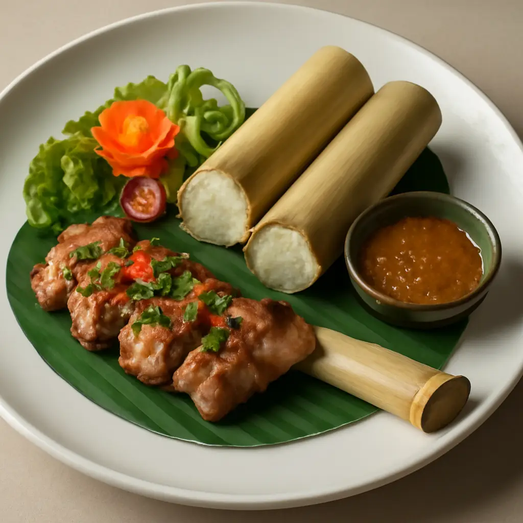 Hình ảnh Cơm lam ngũ sắc - 5 ống