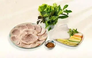 Hình ảnh Giò heo cuốn bánh tráng Trảng Bàng