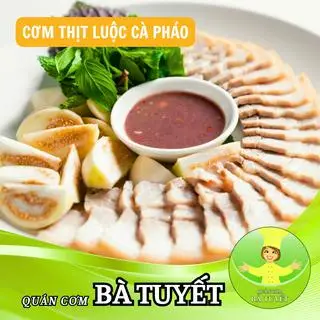 Hình ảnh Cơm thịt luộc cà pháo