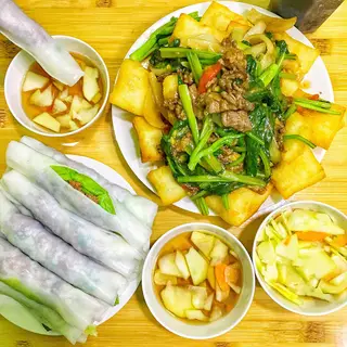 Hình ảnh Combo 5 phở cuốn - phở chiên phồng