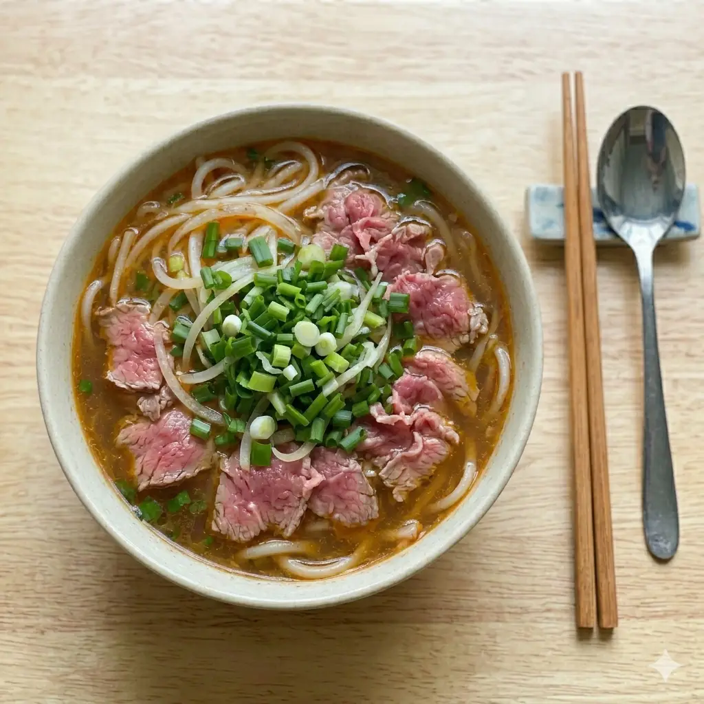 Hình ảnh Bún bò giò tái nạm