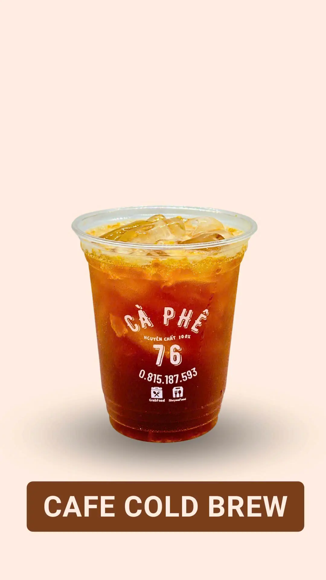Hình ảnh Cà phê coldbrew - nhiều hương vị
