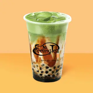 Hình ảnh Matcha sữa tươi trân châu đường đen