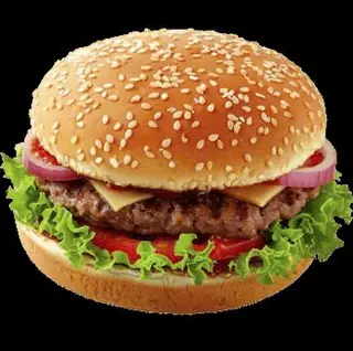 Hình ảnh Hamburger bò trứng phô mai