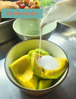 Hình ảnh Bơ dầm sữa dừa