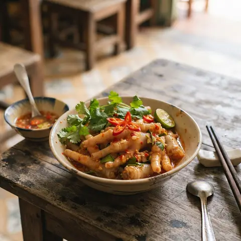 Hình ảnh Chân Gà Sốt Thái - Ăn Vặt Nhà Ben - Huỳnh Tấn Phát