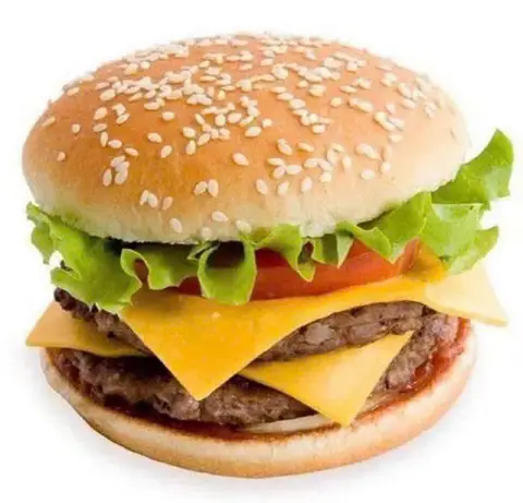 Hình ảnh Combo 2 Hamburger Bò 2 miếng Bò 200g Nguyên Chất + Phô Mai lát