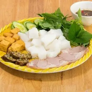 Hình ảnh Bún đậu thịt - chả cốm  - dồi chiên - nem chua