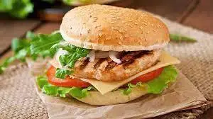 Hình ảnh Hamburger gà xé