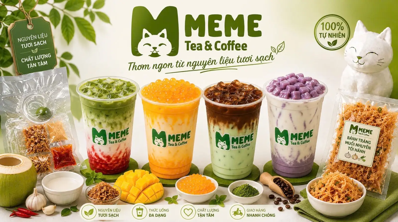 Hình ảnh Meme - Tiệm Matcha, Cà Phê & Nước Giải Khát - Nguyễn Thị Minh Khai