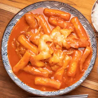 Hình ảnh Tokbokki sốt phô mai