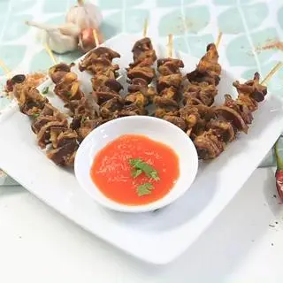 Hình ảnh Mề gà nướng