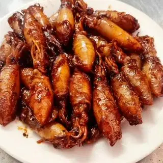 Hình ảnh Cơm chiên - mực sốt mắm