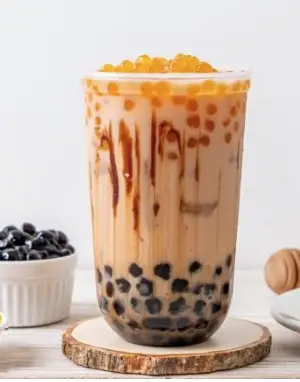 Hình ảnh sữa tươi trân châu đường đen 