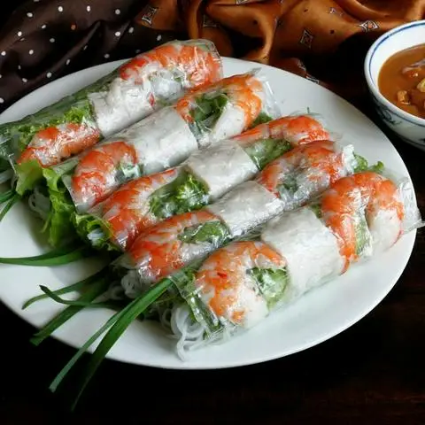 Hình ảnh Combo 5 Gỏi cuốn tôm thịt - sốt đậu phộng