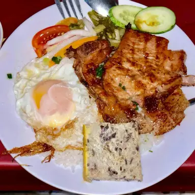 Hình ảnh Cơm sườn chả ốp la