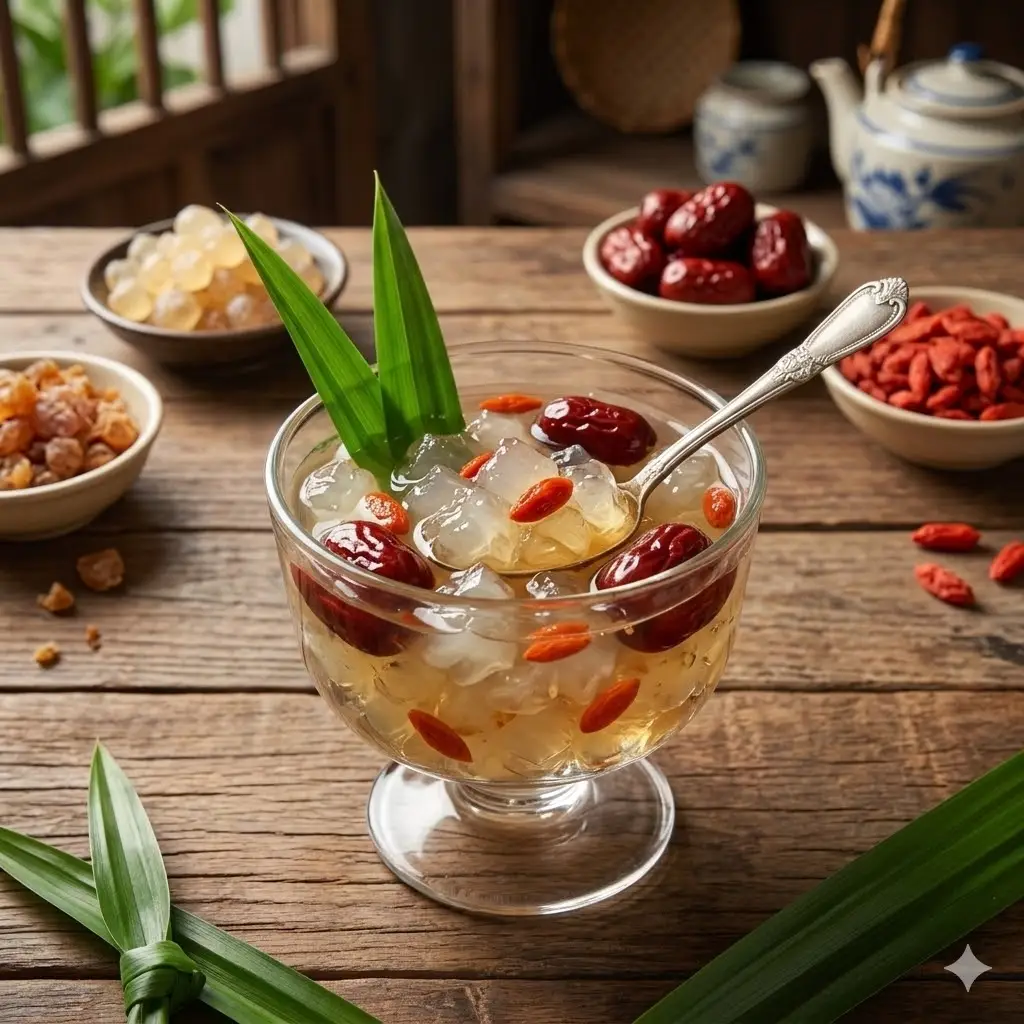 Hình ảnh Sâm táo đỏ long nhãn