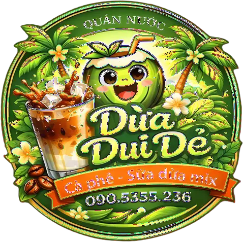 Hình ảnh Dừa Dui Dẻ - Cà Phê Sữa Dừa Mix - Quang Trung