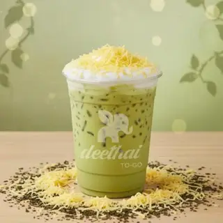 Hình ảnh Trà sữa Thái xanh kem phô mai bào sợi - B5