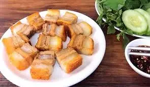 Hình ảnh Cơm heo quay chay