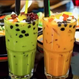 Hình ảnh Trà sữa thái xanh