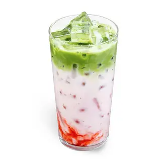 Hình ảnh Iced matcha strawberry milk