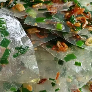 Hình ảnh Bánh tráng mỡ hành