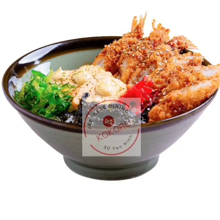 Hình ảnh Cơm tôm chiên - kèm súp miso