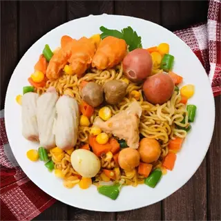 Hình ảnh Mì trộn full topping