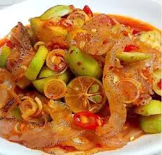 Hình ảnh Gỏi thân sứa trộn sốt Thái - hộp vừa 500g