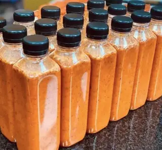 Hình ảnh Nước chấm muối ớt đỏ chai 350ml