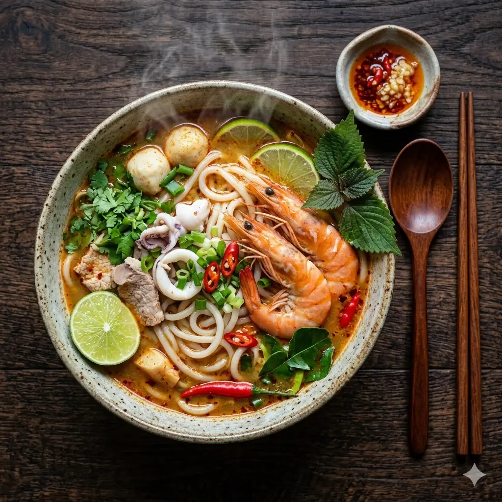 Hình ảnh Mì Ý tomyum - cay nhẹ
