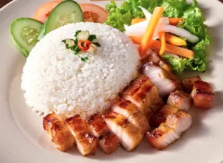 Hình ảnh Cơm ba rọi nướng