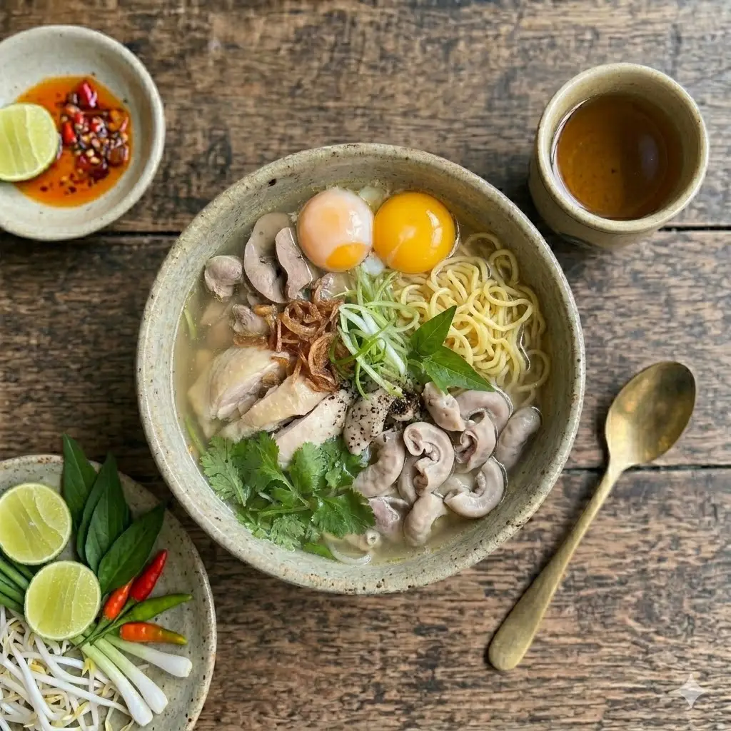 Hình ảnh Mì ngọc kê trứng non