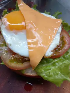 Hình ảnh Hamburger trứng