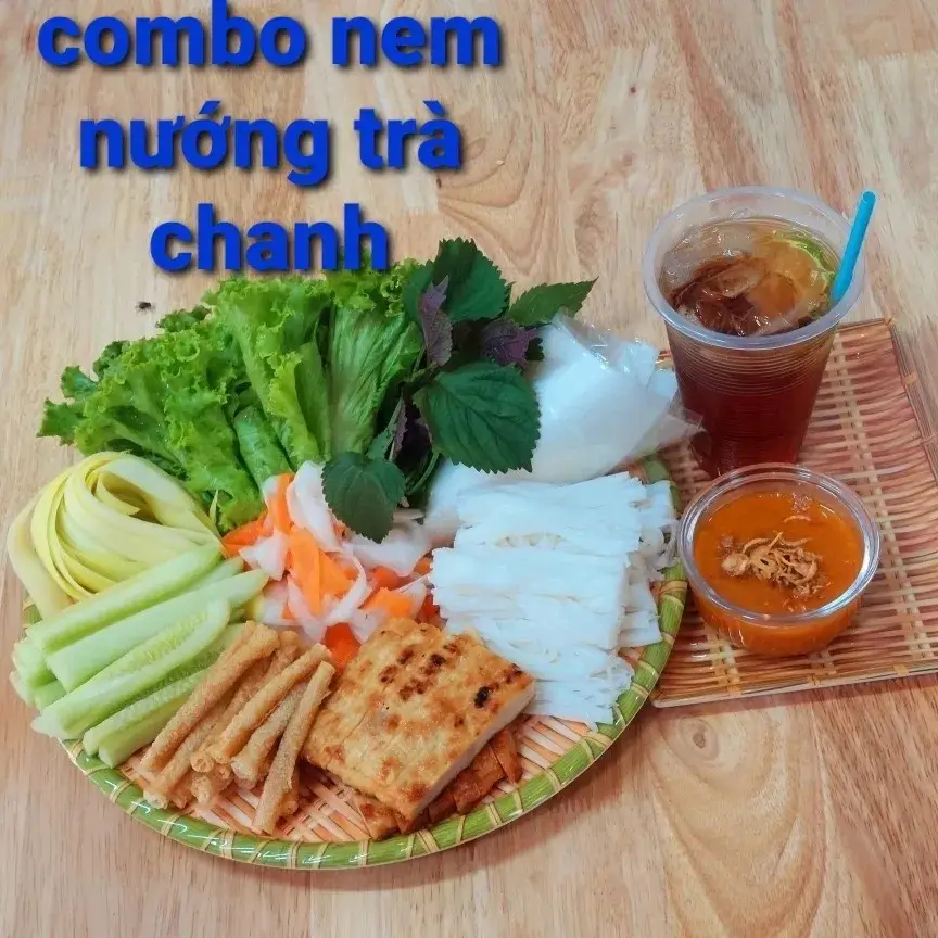 Hình ảnh Combo nem nướng Nha Trang - trà chanh