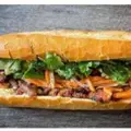 Hình ảnh Bánh mì thịt nướng than hoa