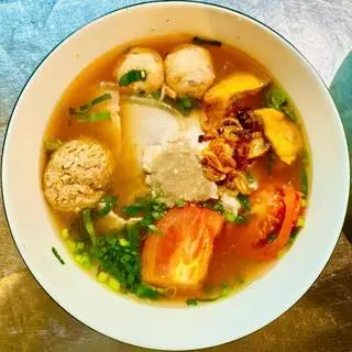Hình ảnh Bún riêu cua thịt heo xắt