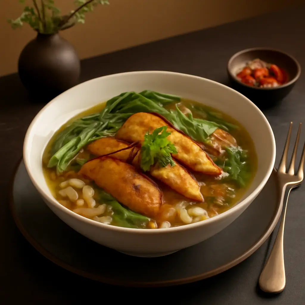 Hình ảnh Bánh đa trắng cá rô đồng