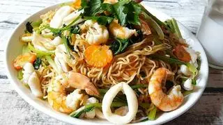 Hình ảnh Mì xào hải sản