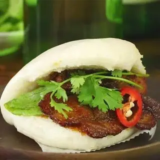 Hình ảnh Bánh bao kẹp Đài Loan
