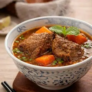 Hình ảnh Hủ tiếu dai mì tươi bò kho