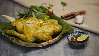 Hình ảnh Combo gà ủ muối nguyên con - pepsi