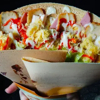 Hình ảnh Bánh crepe trứng - chà bông