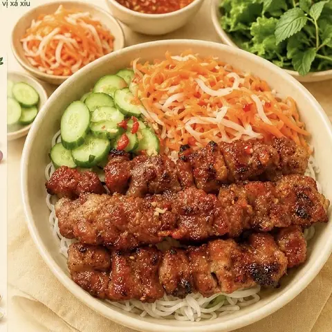 Hình ảnh Bún Trộn Thịt Nướng & Bánh Mì - Vạn Xuân