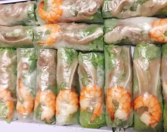 Hình ảnh Gỏi cuốn tai heo tôm