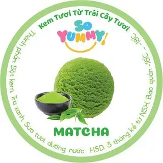 Hình ảnh Kem trà xanh đậm vị